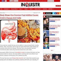 Study Shows One Common Food Additive Causes Crohn’s Disease And Colitis