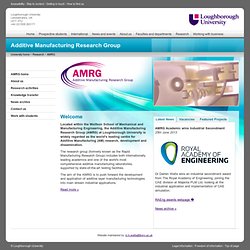 Additive Manufacturing Research Group