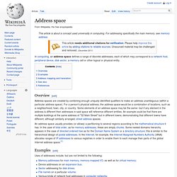 Address space