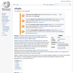 Adeptia Wiki