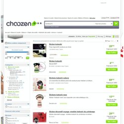Kokeshi - Adhésifs décoratifs / stickers - Comparer les prix sur choozen