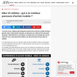 Nike VS Adidas : qui a le meilleur parcours d'achat mobile ?