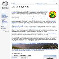 Adirondack High Peaks