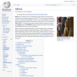 en.wikipedia.org/wiki/Adivasi