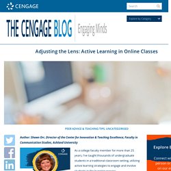 Adjusting the Lens: Active Learning in Online Classes - The Cengage Blog