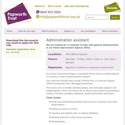 Administration assistant