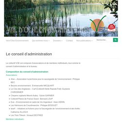 Le conseil d'administration - Val-d'Oise Environnement