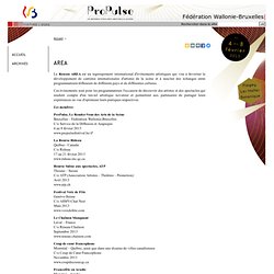 AREA - ProPulse - Administration Générale de la Culture - Fédération Wallonie-Bruxelles