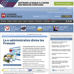 La e-administration divise les Français