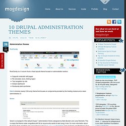 10 Drupal Administration Themes