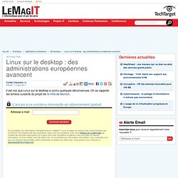 Linux sur le desktop : des administrations européennes avancent