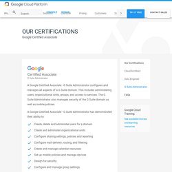 G Suite Certification