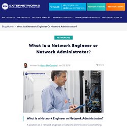What is a Network Engineer // Network Administrator Salary // Job Description.