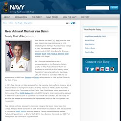 Rear Admiral Michael van Balen