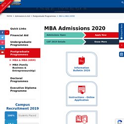 Nirma MBA Admissions 2020 - Requirements and Important Dates