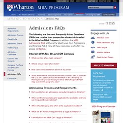 S2S Forums - The Wharton MBA