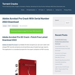 Adobe Acrobat Pro DC Crack 2021.007.20099 + Patch Keygen Latest