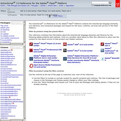 ActionScript® 3.0 Reference for the Adobe® Flash® Platform