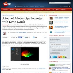 » A tour of Adobe’s Apollo project with Kevin Lynch