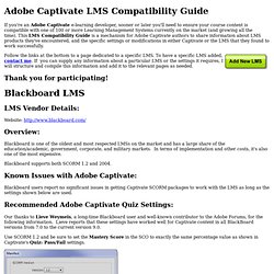 Adobe Captivate LMS Compatibility Guide