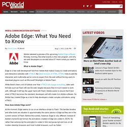 Adobe Edge: What You Need to Know