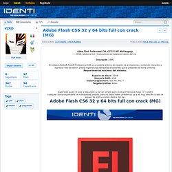 Adobe Flash CS6 32 y 64 bits full con crack (MG)
