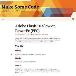 Adobe Flash Player For Mac 10.5.8 Powerpc