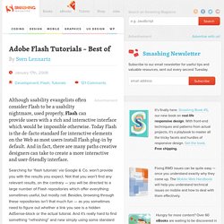 Adobe Flash Tutorials - Best of