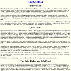 Adobe Math
