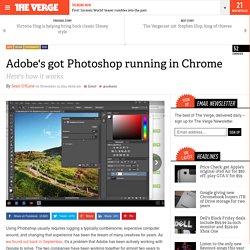 Adobe's got Photoshop running in Chrome