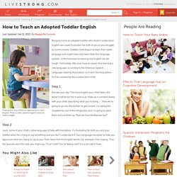 How to Teach an Adopted Toddler English