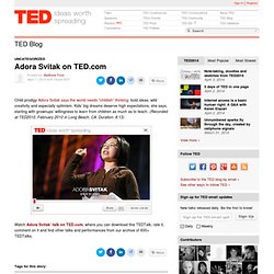 Adora Svitak on TED