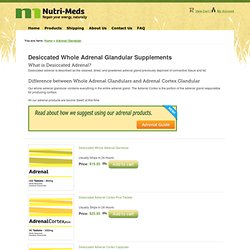 Adrenal Glandulars Supplements
