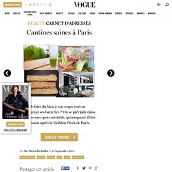 6 adresses de restaurant healthy à Paris