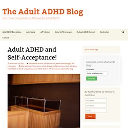 The Adult ADHD Information Blog