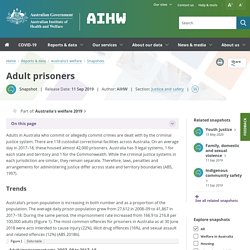 Adult prisoners