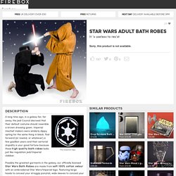 Star Wars Bath Robes at Firebox.com