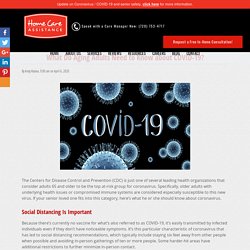 What Do Aging Adults Need to Know about COVID-19? What Should At-Risk Seniors Know about Coronavirus?