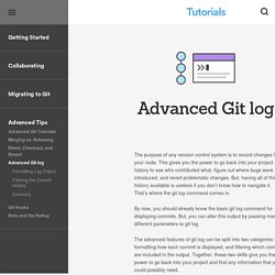 Advanced Git Log