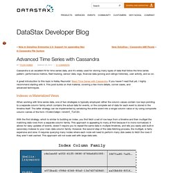 Advanced Time Series with Cassandra
