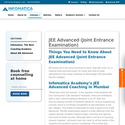 IIT JEE Advanced Classes in Mumbai