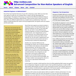 Advanced Composition for Non-Native Speakers of English