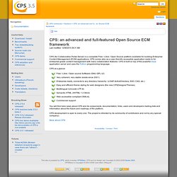 CPS: an advanced and full-featured Open Source ECM framework