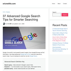 37 Advanced Google Search Tips, Tricks & Hacks - COFORGE