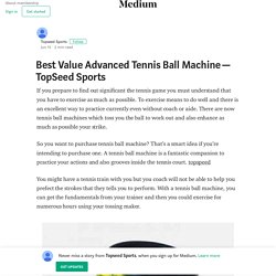Cheap tennis ball machine with advanced technology