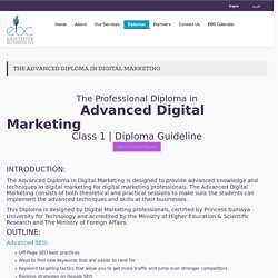 Advanced Digital,Marketing Diploma,Training Courses Amman Jordan