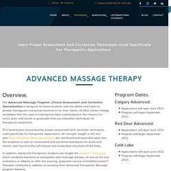 Advanced Massage Therapy - MCG Career College