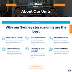 Holloway Storage Units in Sydney are Best: Know Why