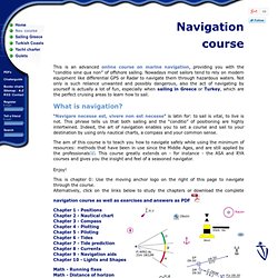 Advanced navigation courses - sailing schools Greece and the Greek islands