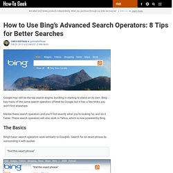 How to Use Bing’s Advanced Search Operators: 8 Tips for Better Searches